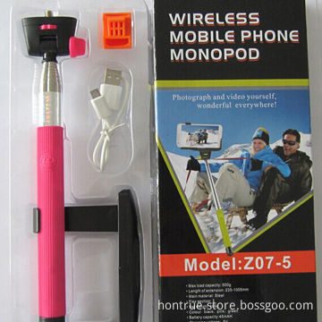 Bluetooth Monopod Z07-5, Release Telescopic Extendable Stand Holder
